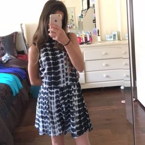 Cue black/dark blue and white romper/dress